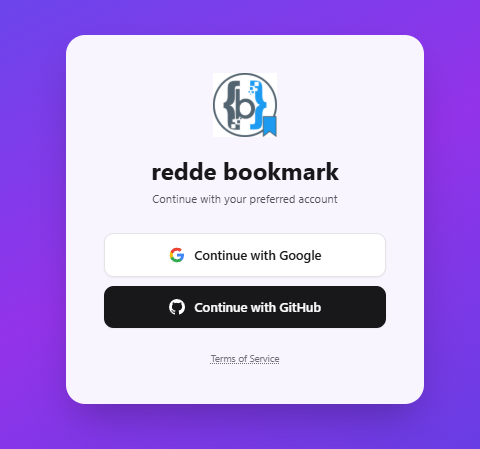 Bookmark Manager - Login